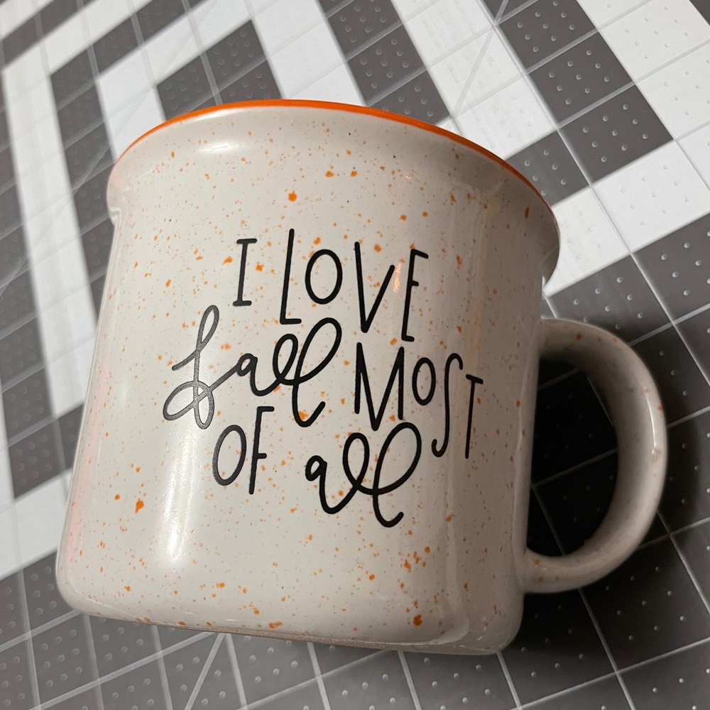 Chalkfulloflove autumn mug. I love fall most of all